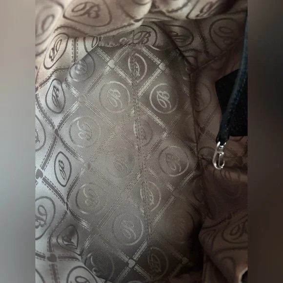 NWT Brighton Leopard Lex Tote Uptown Spots Black Leather Embroidered Flowers - Picture 14 of 15